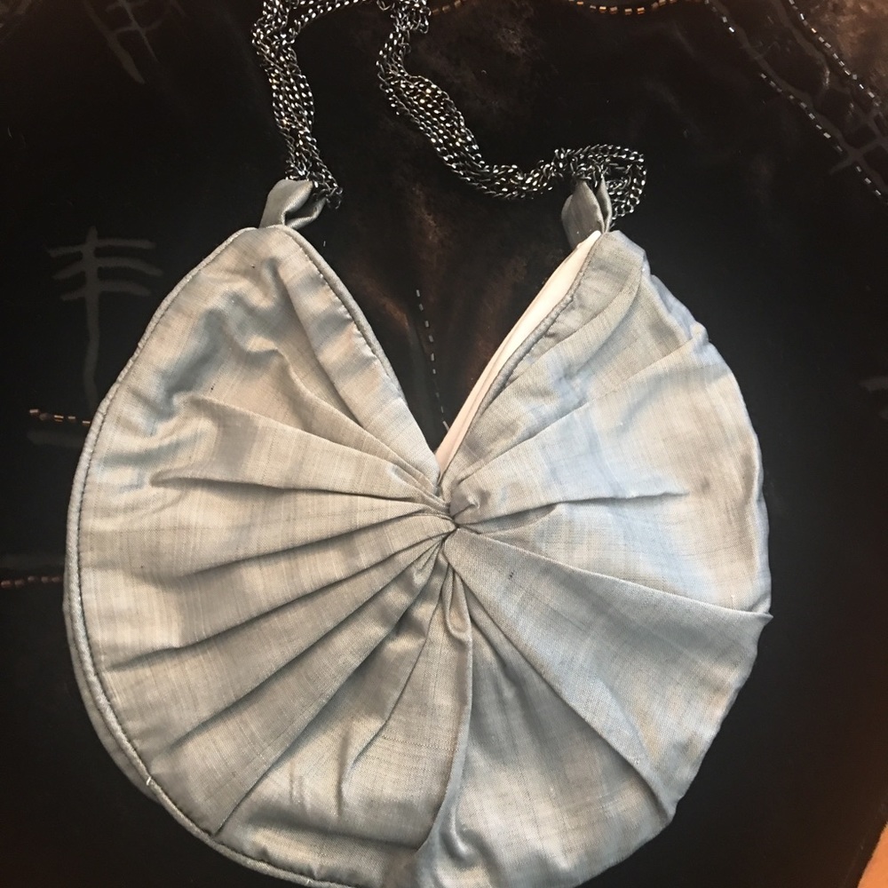 Gorgeous raw Silk evening bag